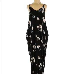 Lulus blk daisy maxi- S/M